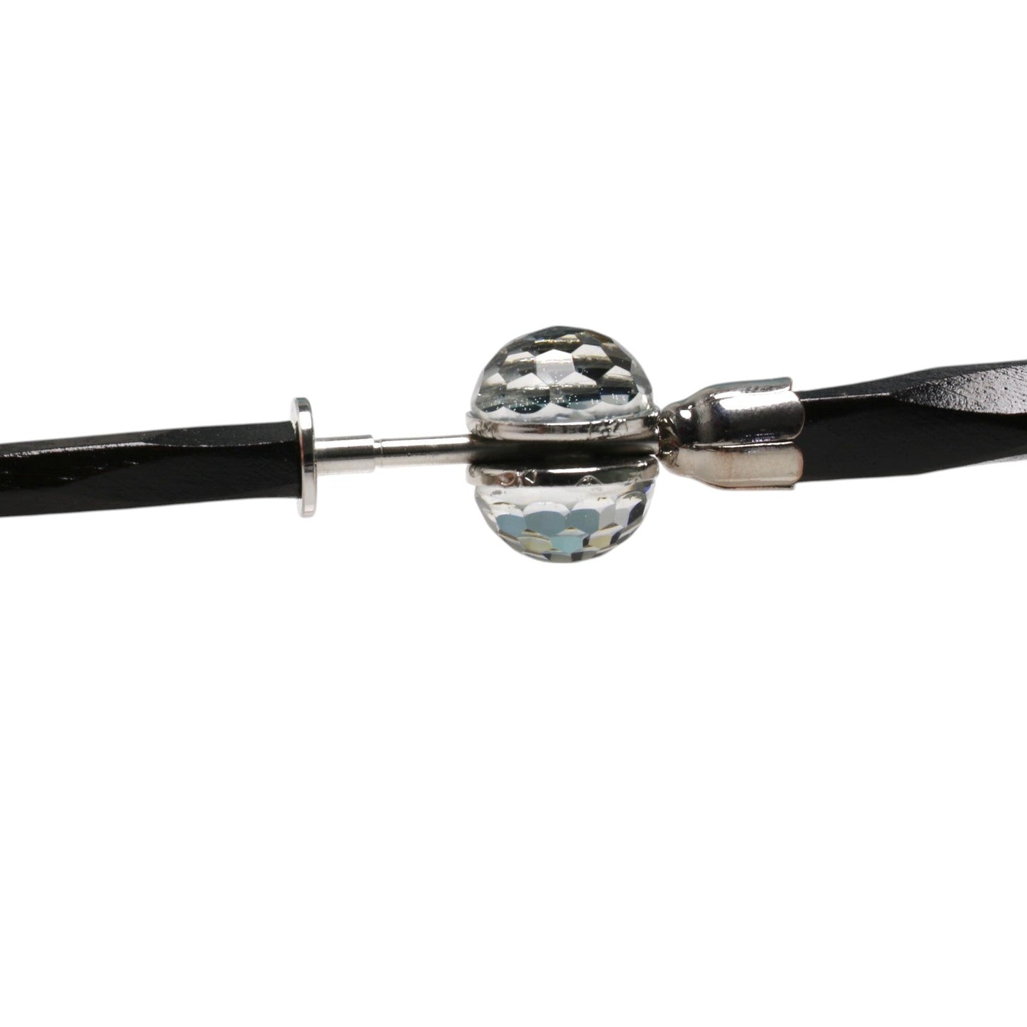 Wood Changeable Ornament Hairpin Black White Checked Pattern TAMARUSAN