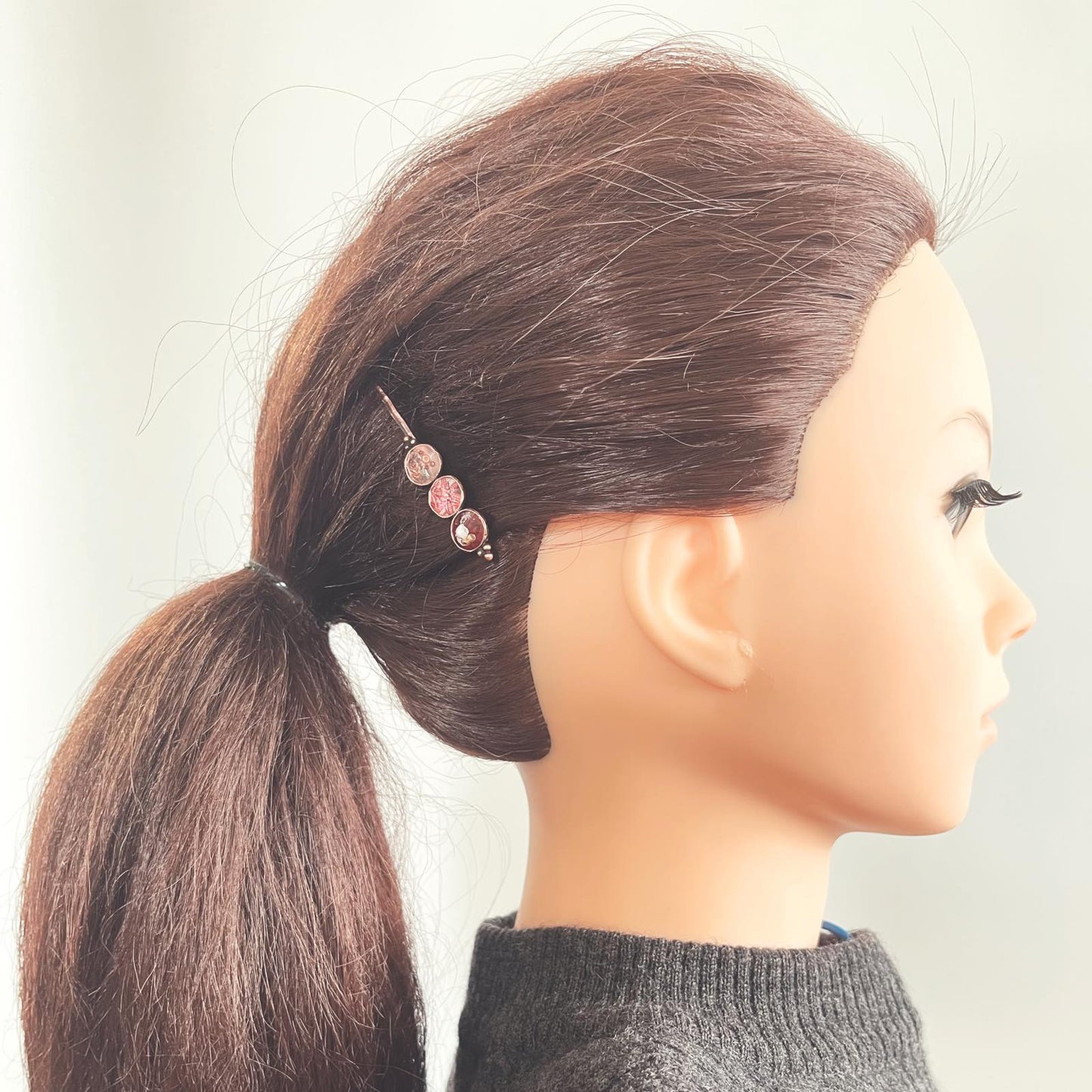 Hairpin Red Decorative Gift Resin TAMARUSAN