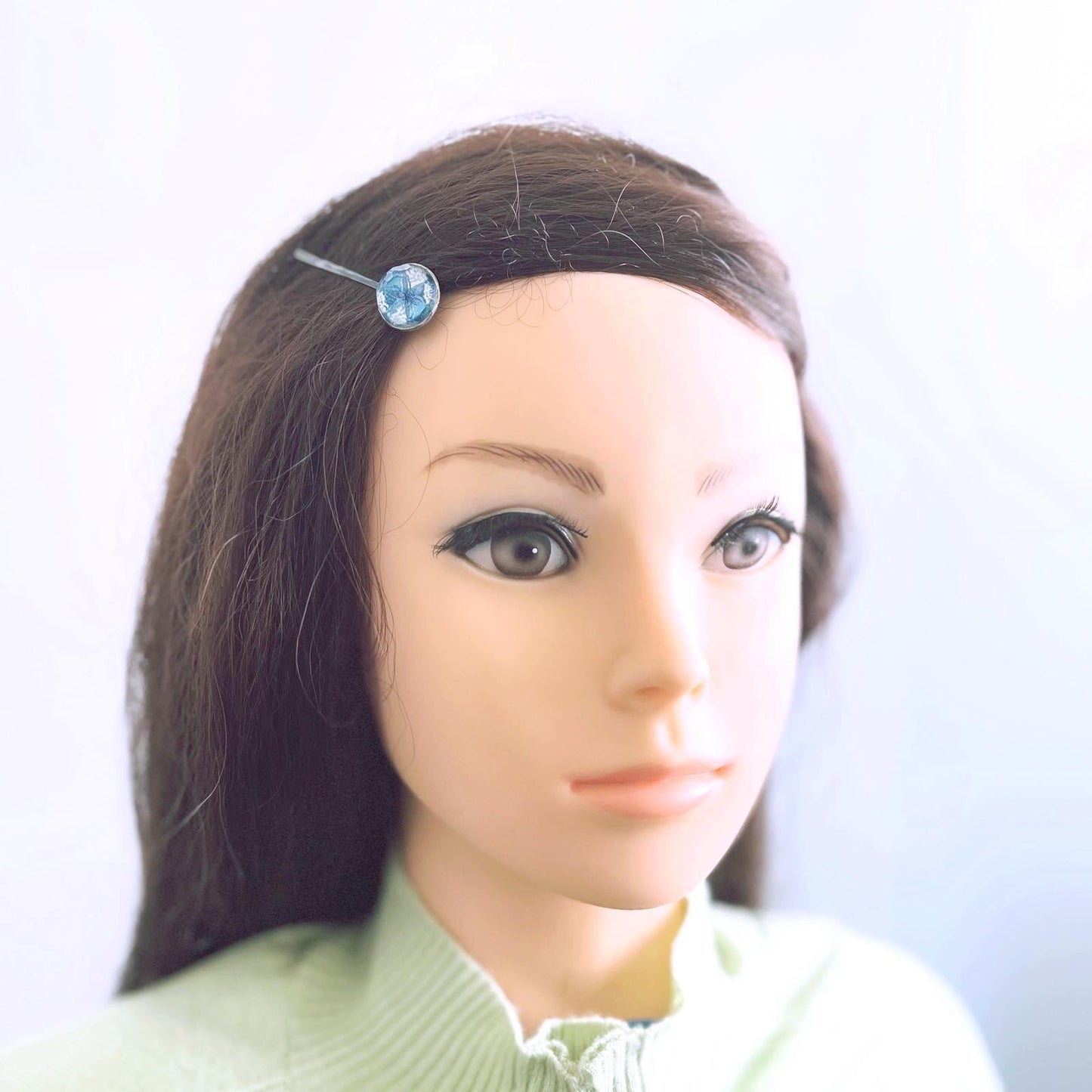 Hairpin Lily Blue Round TAMARUSAN