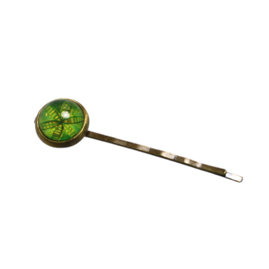 Hair Ornament Short Green Round TAMARUSAN