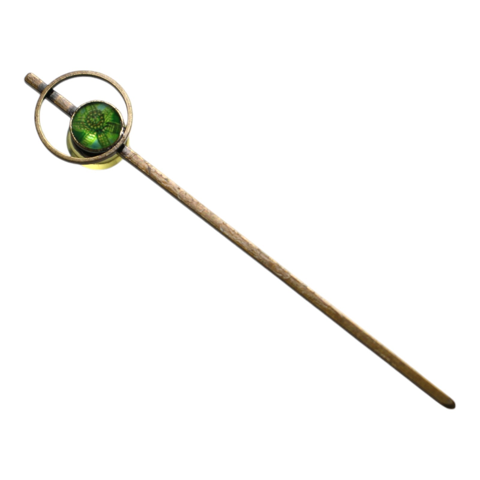 Hair Ornament Short Green Round TAMARUSAN