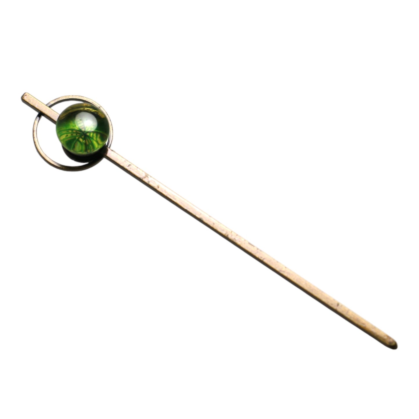 Hair Ornament Short Green Round TAMARUSAN