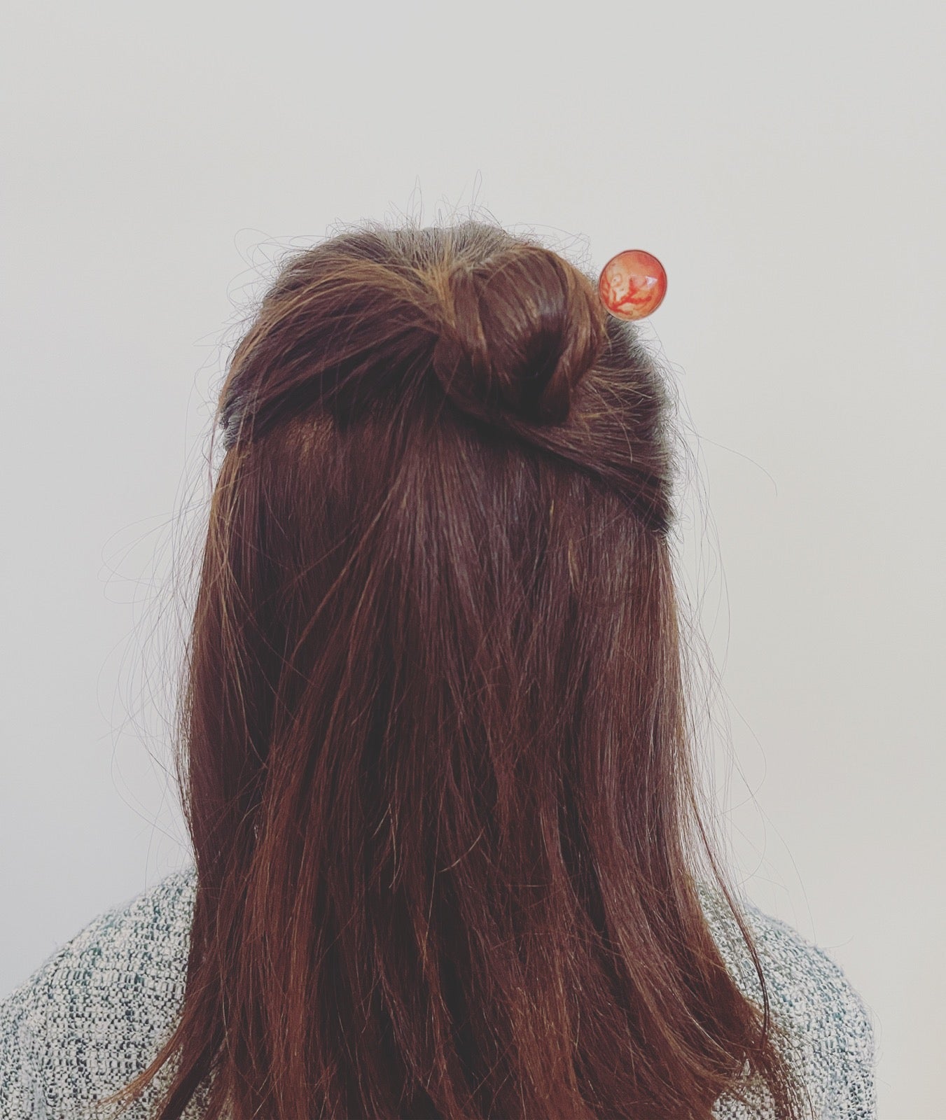 Hair Stick Orange Round Simple TAMARUSAN