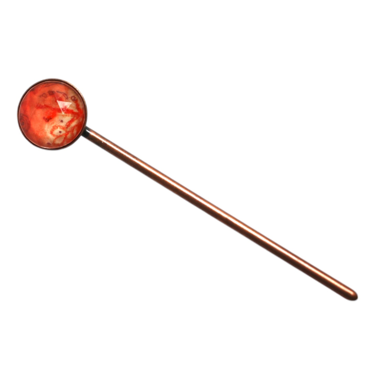 Hair Stick Orange Round Simple TAMARUSAN