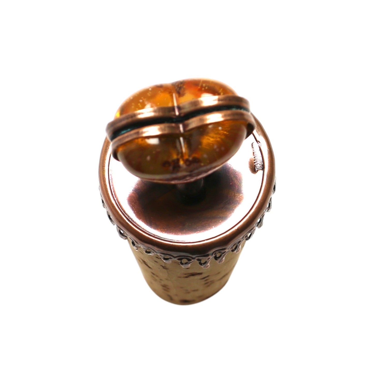 Wine Cork Heart Plum Blossom Pink TAMARUSAN