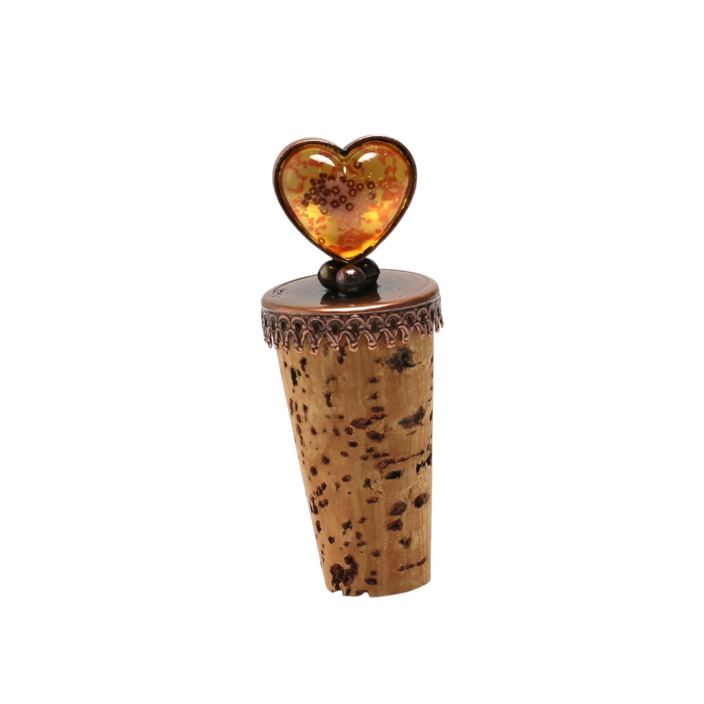 Wine Cork Heart Plum Blossom Pink TAMARUSAN