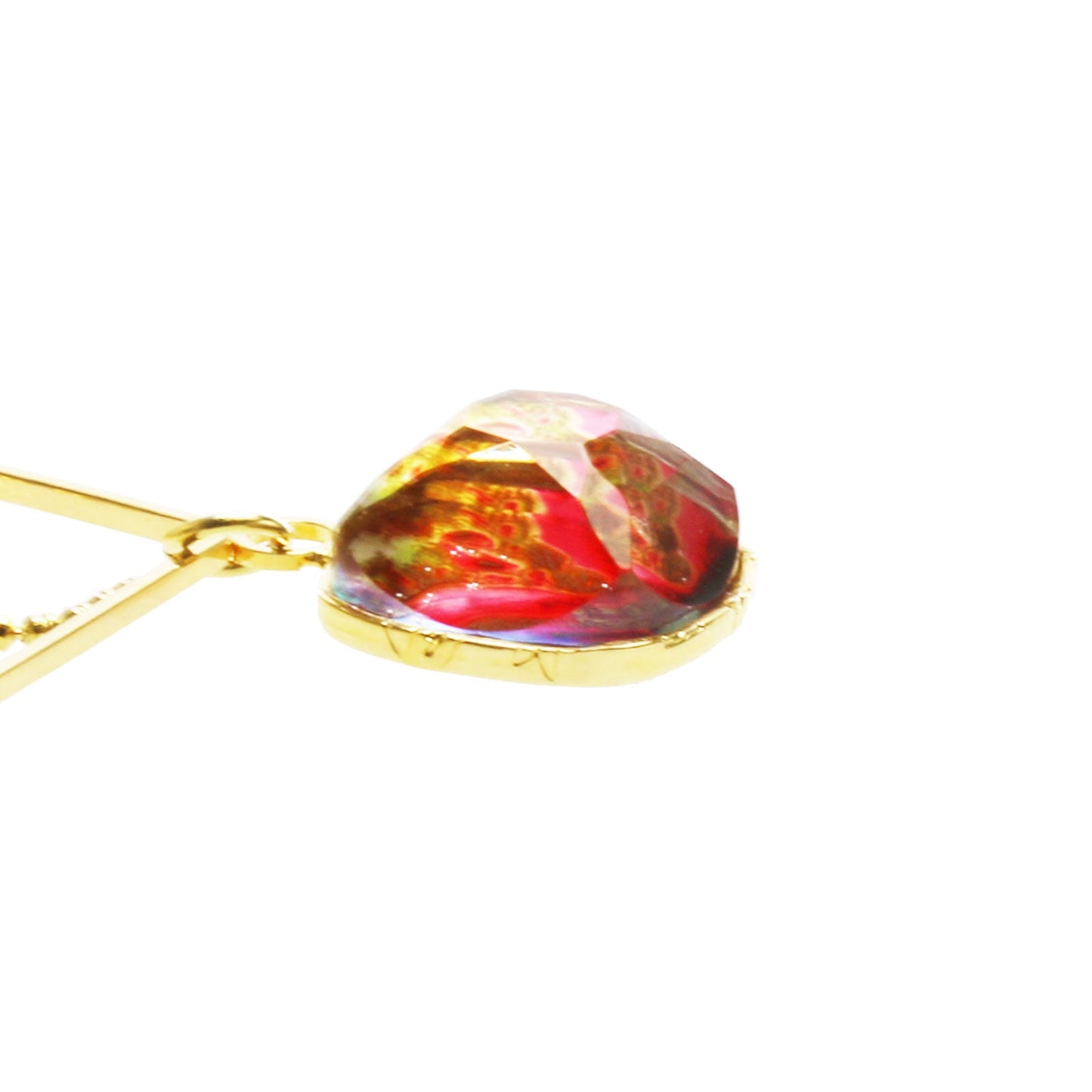 Necklace Red Agate Gold TAMARUSAN