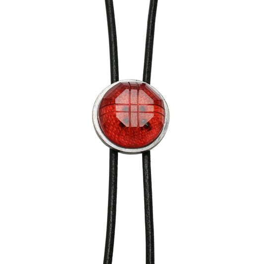 Leather Strap Bolo Tie Red Gift Simple TAMARUSAN