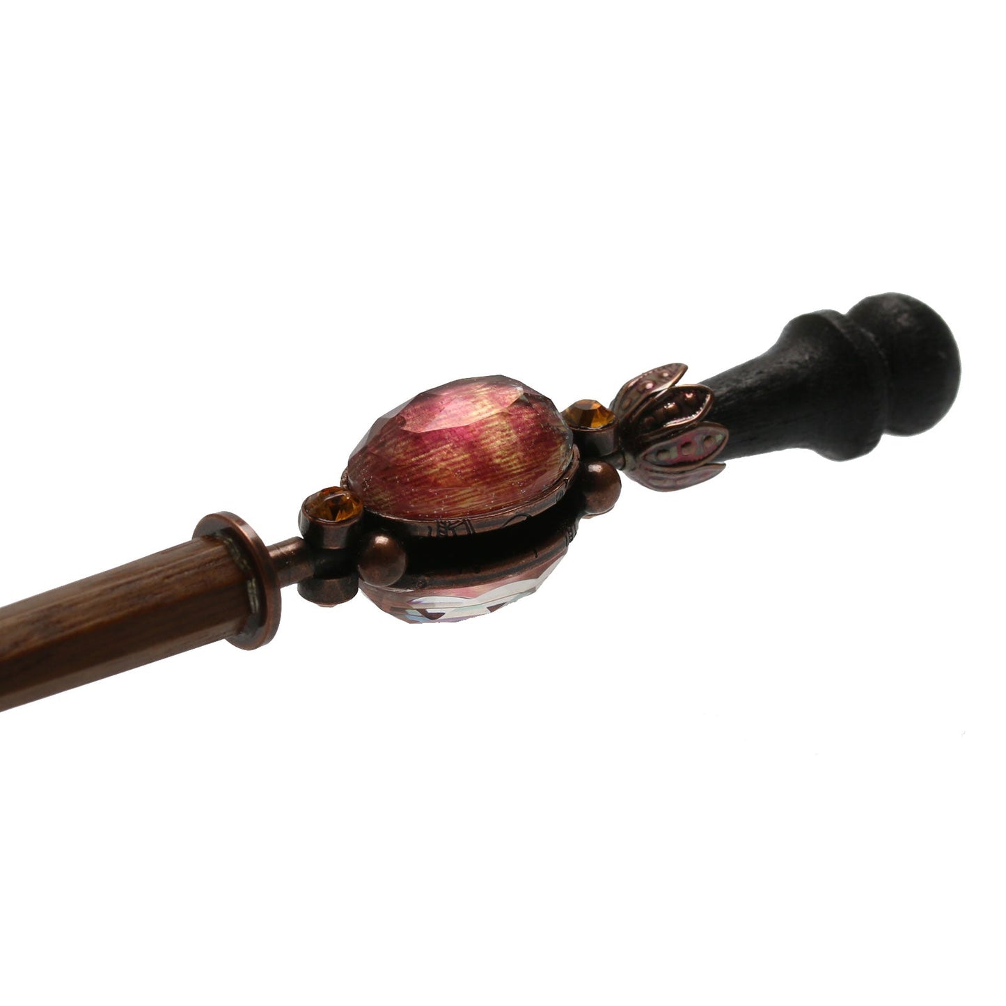 Changeable Ornament Hairpin Chess Wood Pink TAMARUSAN