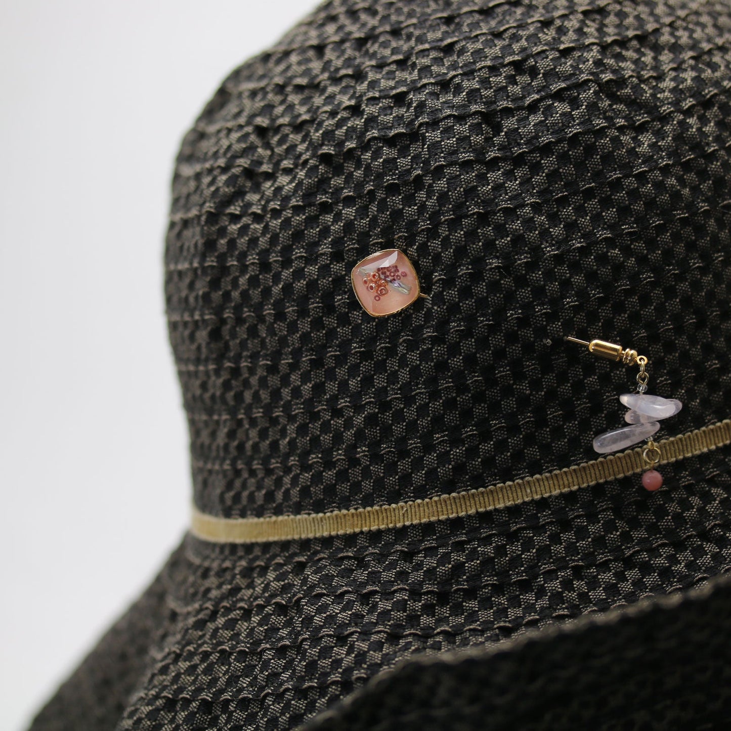 Simple Hatpin Pink Gold TAMARUSAN