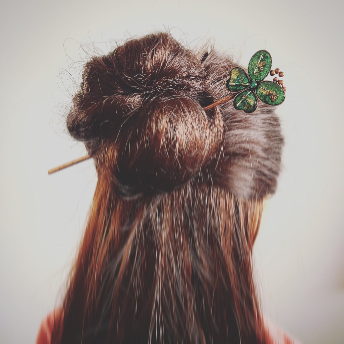 Hairpin Butterfly Emerald Green Hair Accessories TAMARUSAN