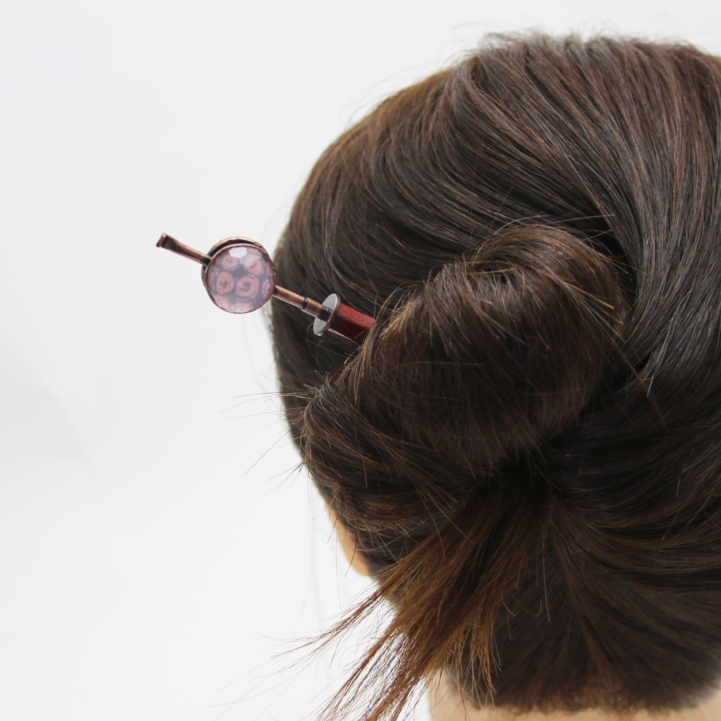 Changeable Ornament Hairpin Fawn Pink TAMARUSAN