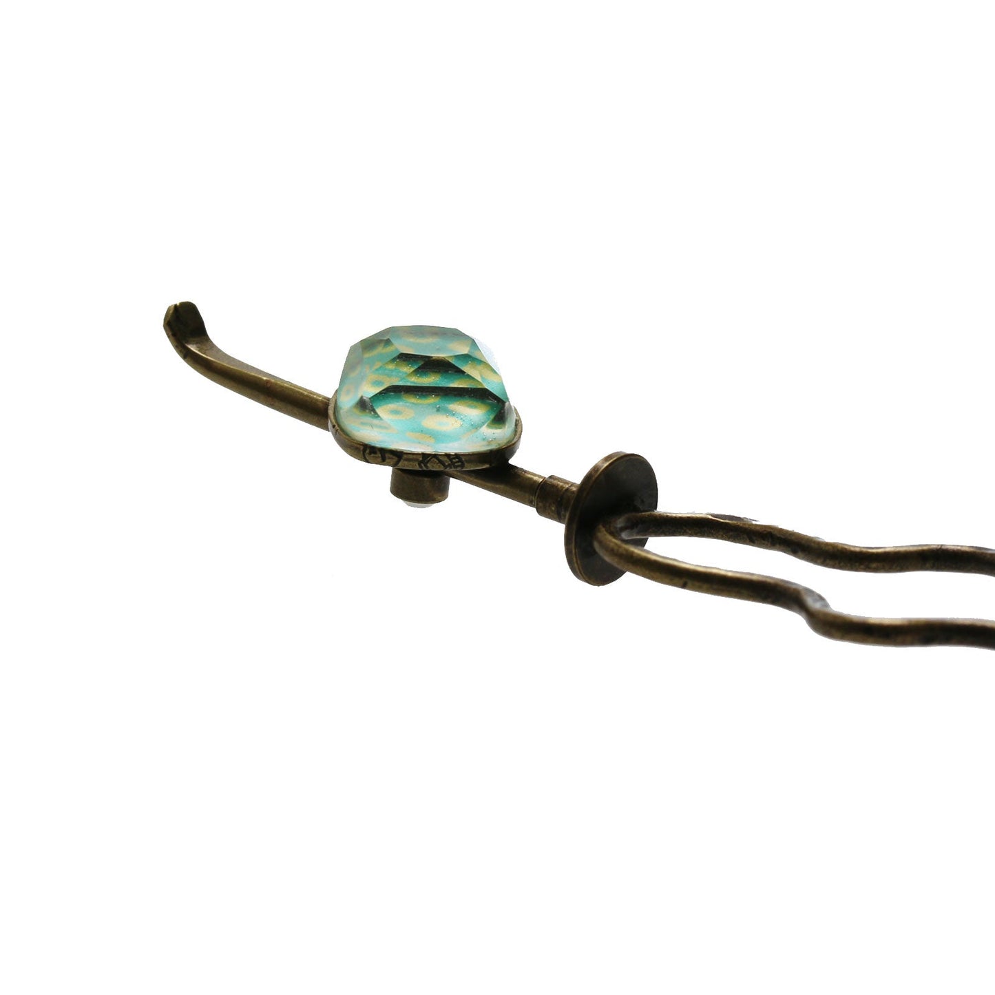 Changeable Ornament Hairpin Fawn Green TAMARUSAN