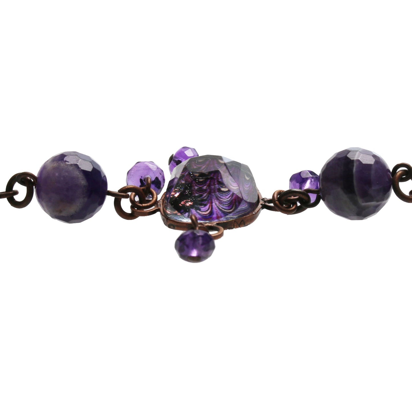 Bracelet Purple Amethyst Marble TAMARUSAN