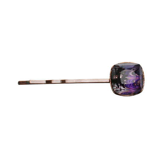 Hairpin Purple Marble Simple TAMARUSAN