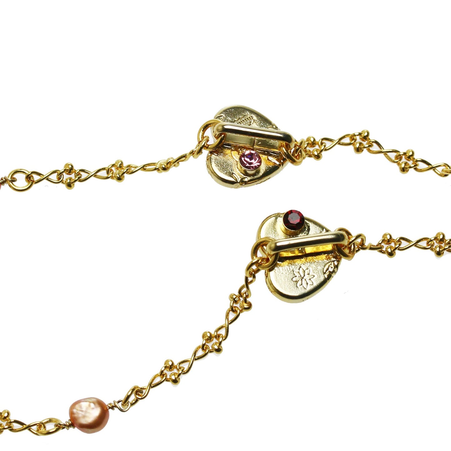 Eyeglasses Chain Necklace Heart Pink TAMARUSAN