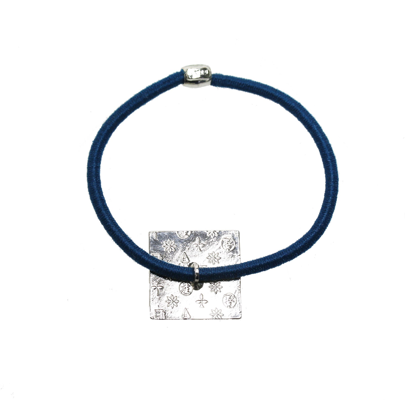 Hair Elastic Blue Mizuhiki Square TAMARUSAN