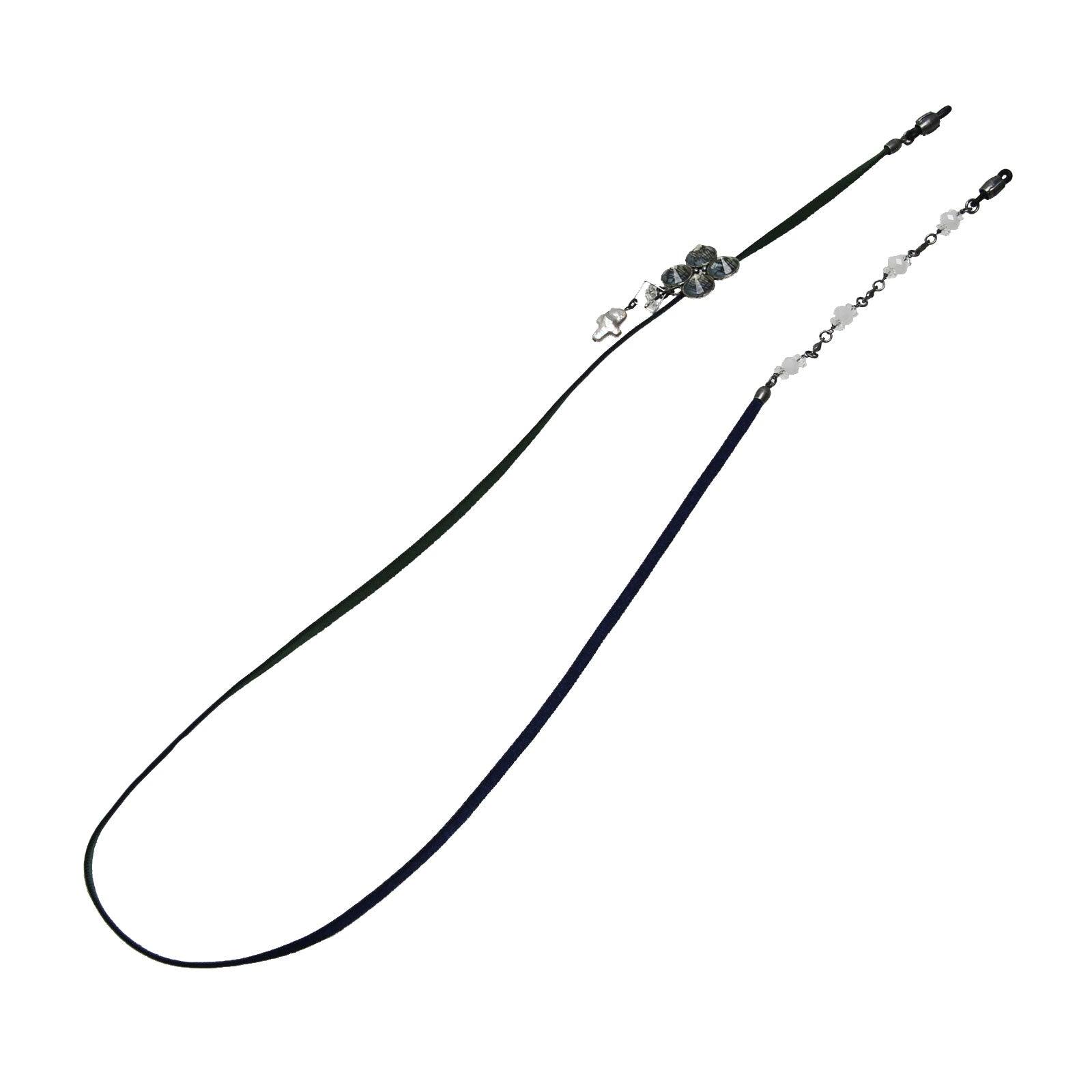 Eyeglasses Chain Ribbon Musical Note Blue TAMARUSAN