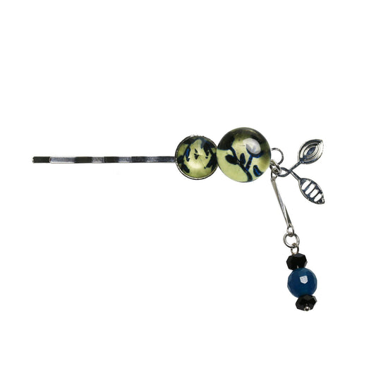 Hairpin Onyx Blue Agate Removable TAMARUSAN