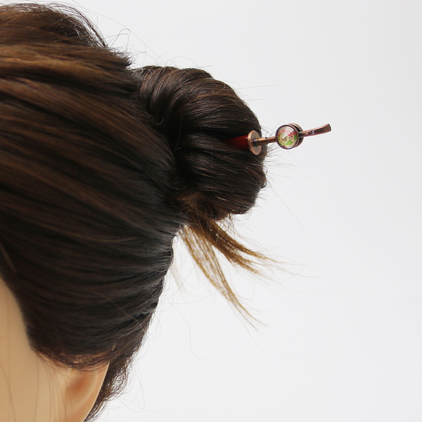 Changeable Ornament Hairpin Japanese Style Beige TAMARUSAN