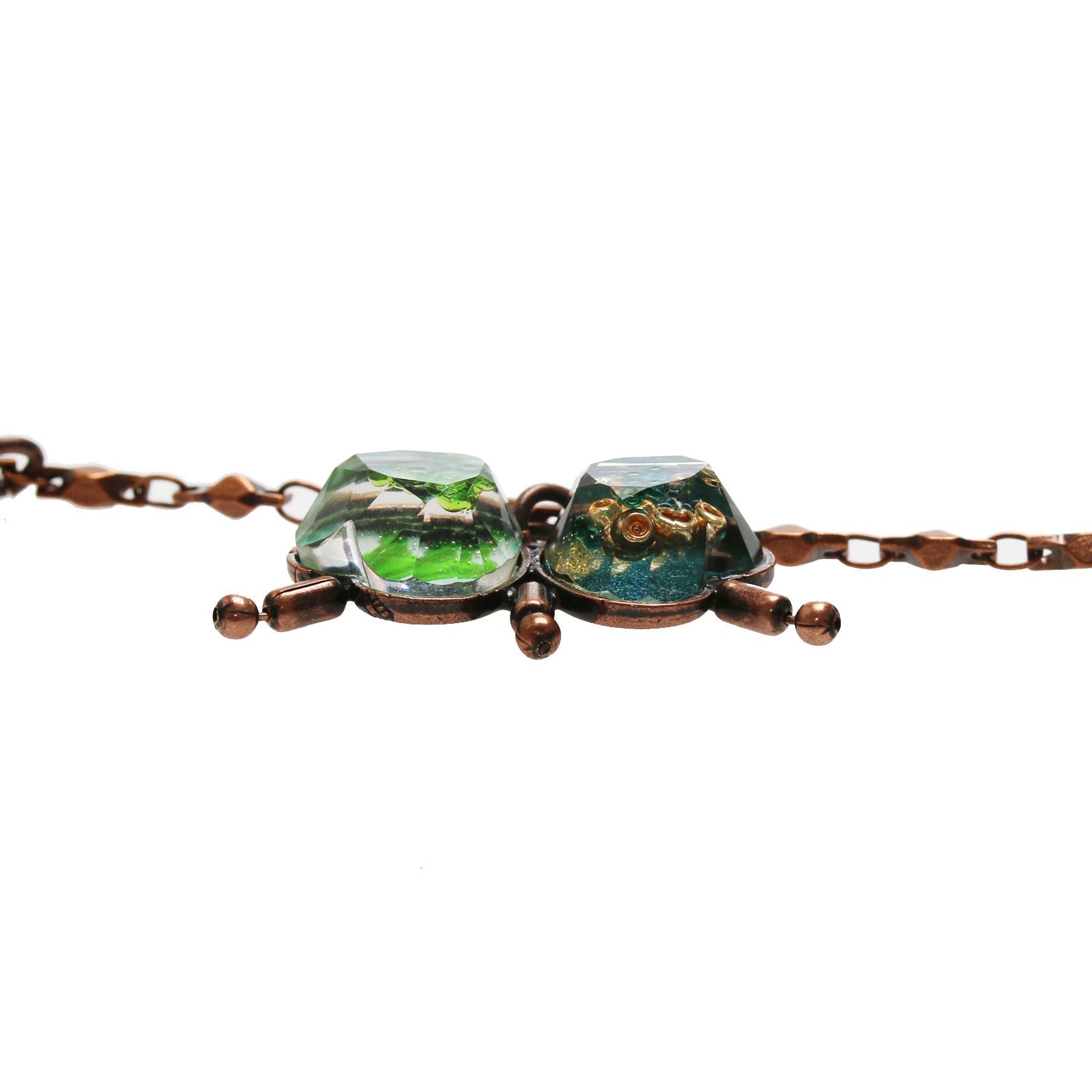 Bracelet Chain Cloisonne Green TAMARUSAN