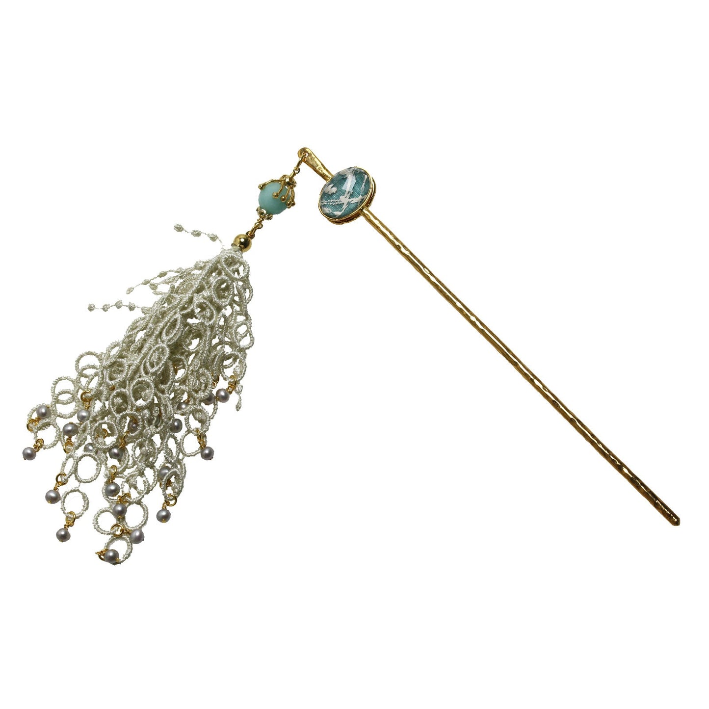 One Stick Hairpin Lace Blue TAMARUSAN