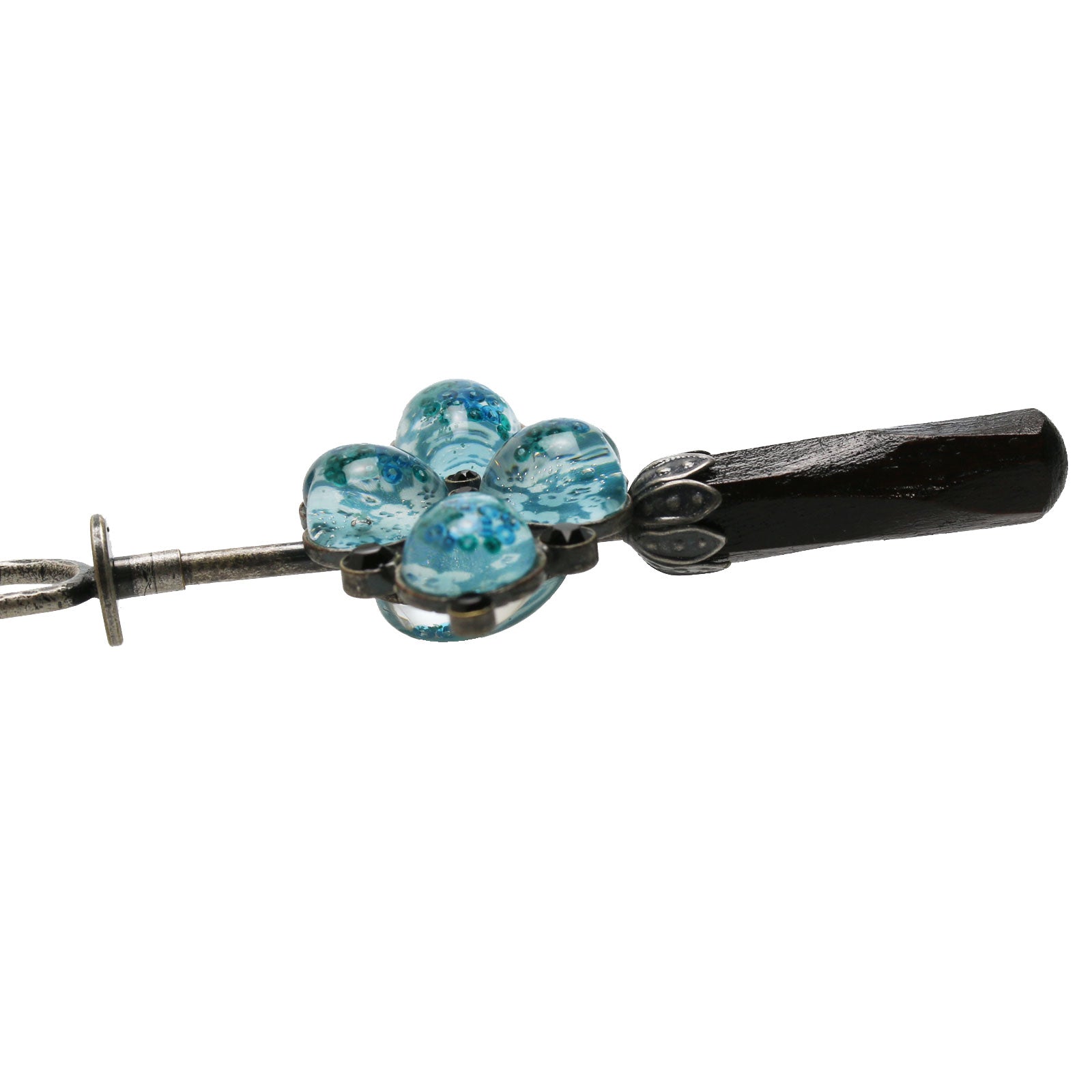 Changeable Ornament Hairpin Blue Plum TAMARUSAN