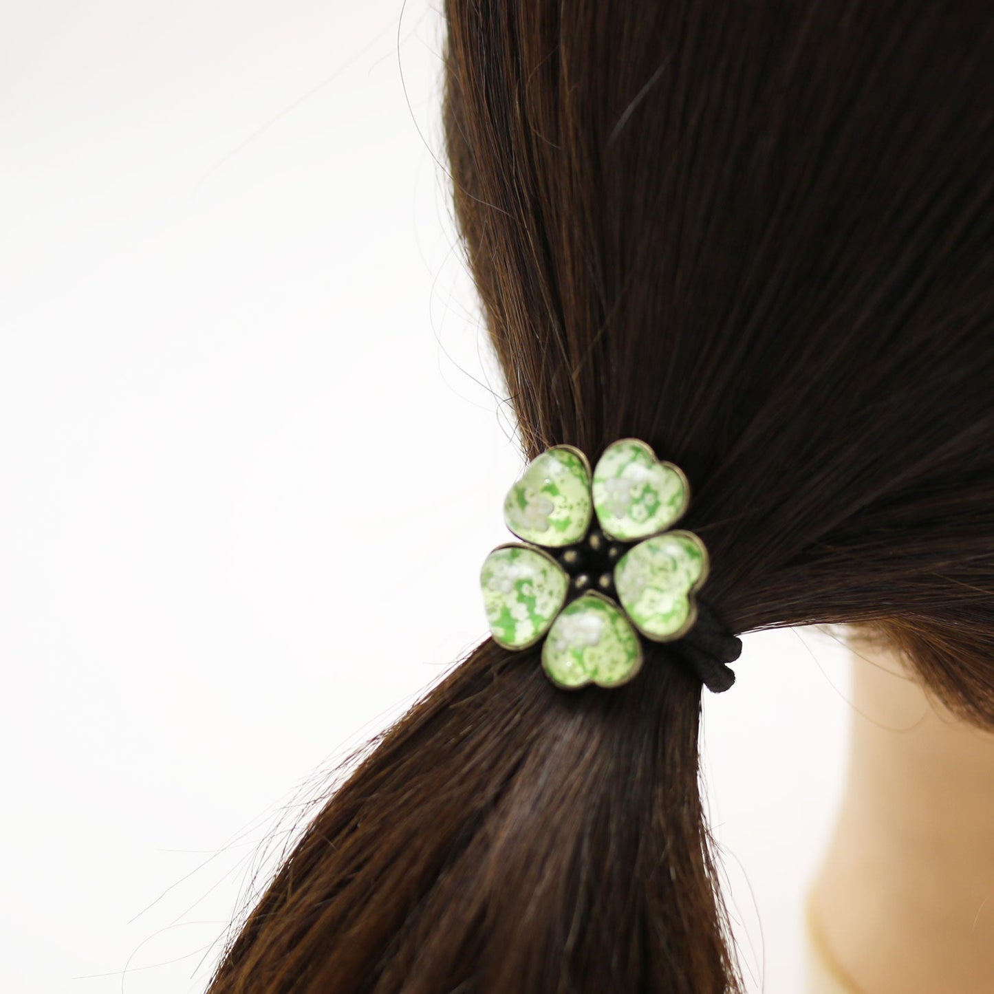 Hair Elastic Green Plum Blossom TAMARUSAN