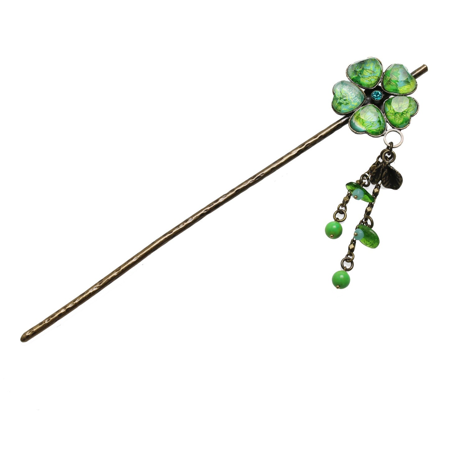 One Stick Hairpin Flower Green Lily TAMARUSAN