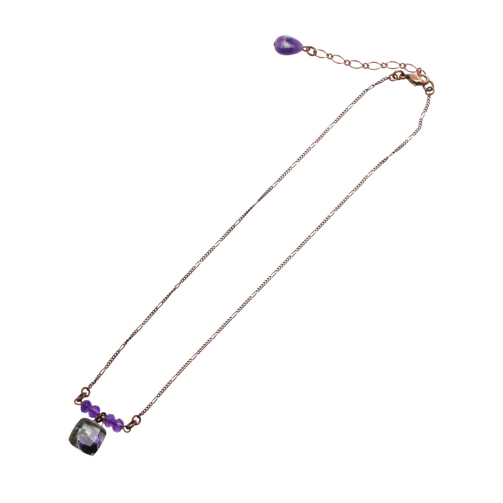 Necklace Purple Lily Amethyst TAMARUSAN
